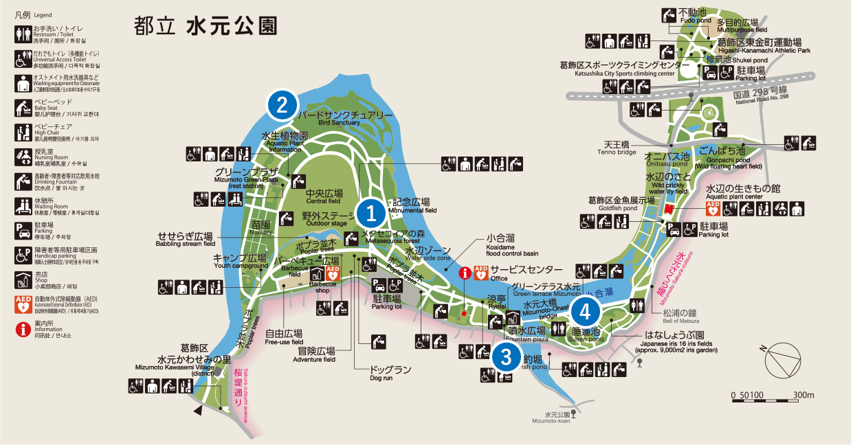 水元公園地図